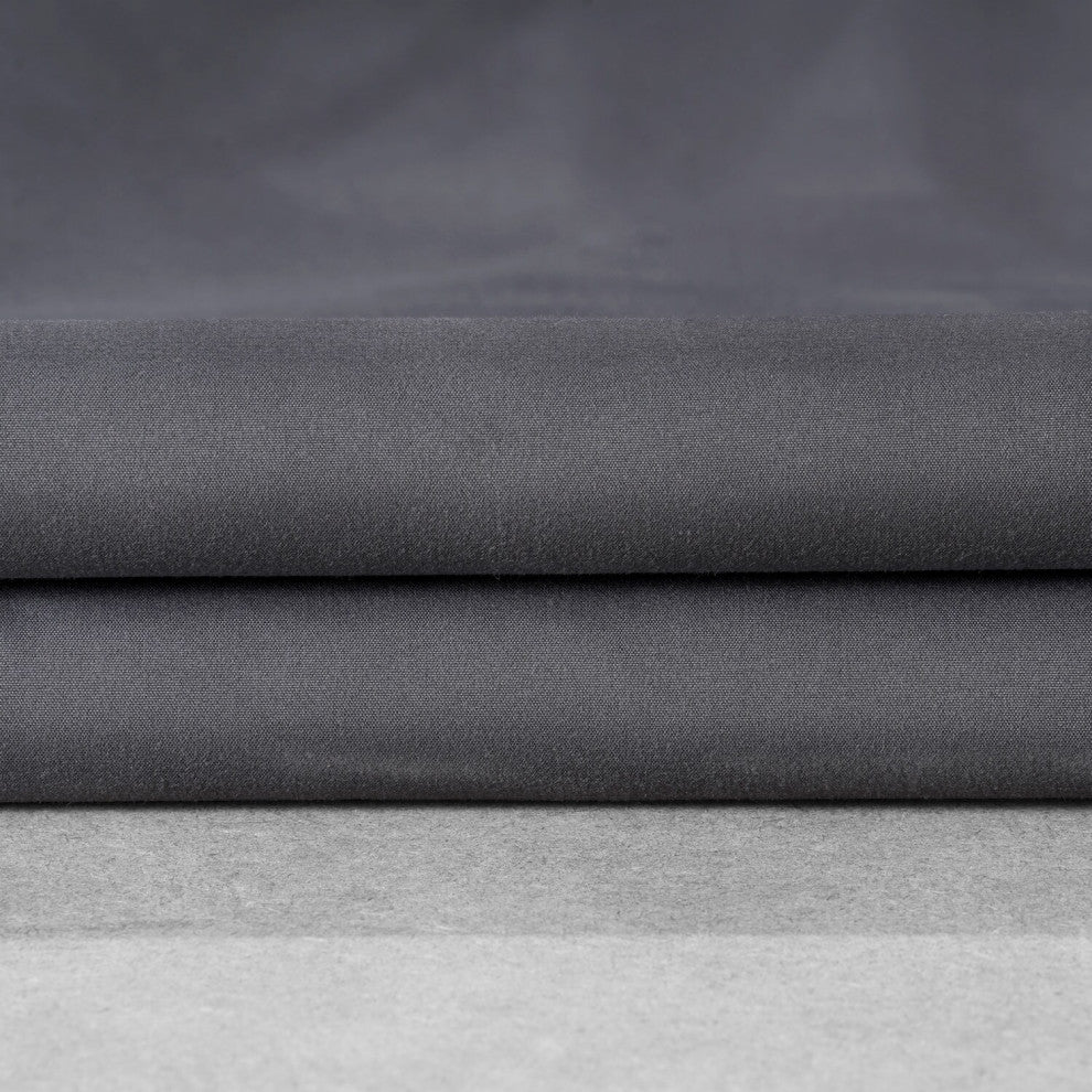 Fountain Grey Placid Thermal Hotel Blackout Fabric Sample, 4Wx4L