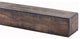 Rustic Fireplace Mantel Shelf, Dark Chocolate Oak, 48"
