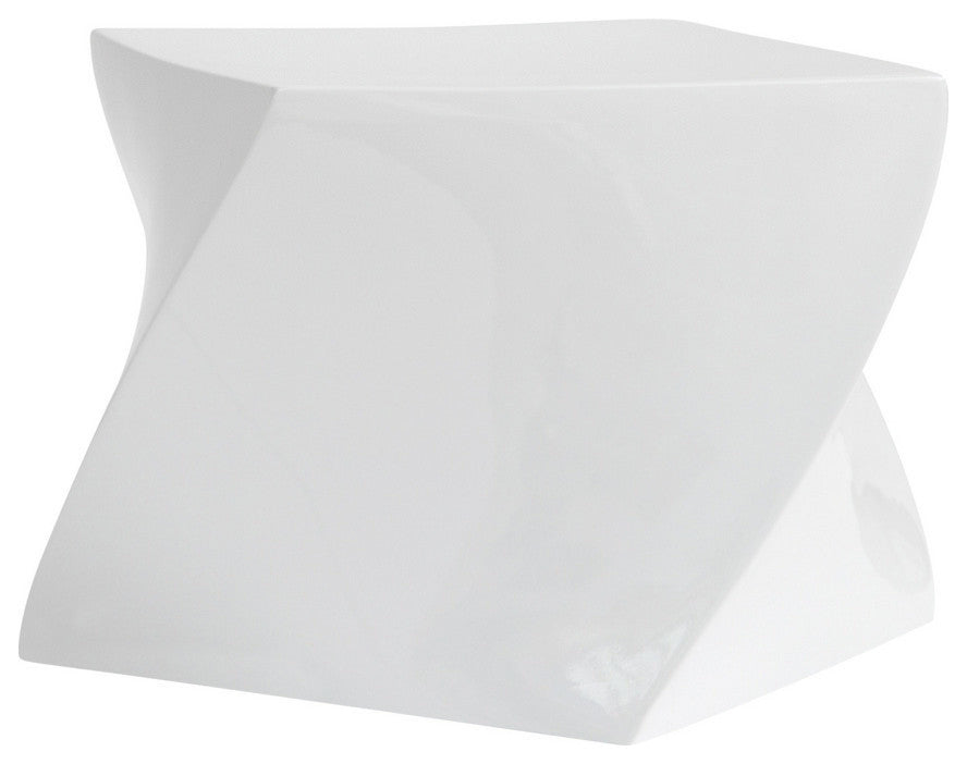 Modern Classics Cube Ottoman, White