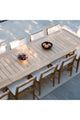 Teak Outdoor Extending Dining Table, Andrew Martin Byron