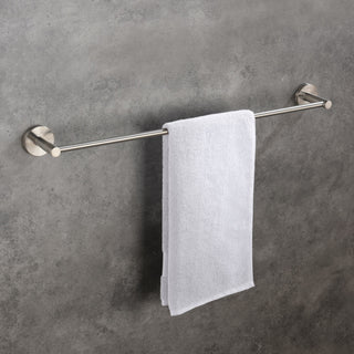 Circular 24" Bathroom Towel Bar KBA1404, Brushed Nickel