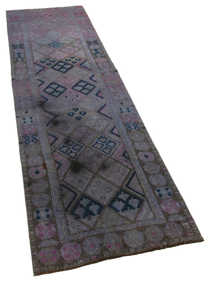 Rug N Carpet - Handmade Oriental 2' 7" x 9' 4" One-of-a-Kind Runner Rug