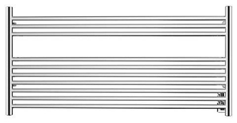 HEATGENE 10 Bar Wall-Mounted Plug-in / Hard-wiring Towel Warmer, Mirror Polish