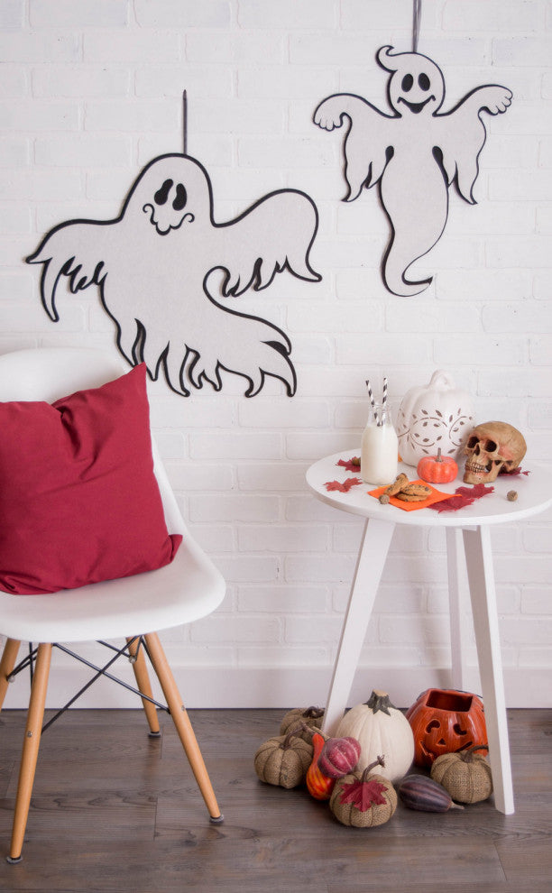 Hanging Foam Ghosts, Set of 2