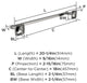 Amerock Stature Transitional Towel Bar, Chrome, 18" Center-to-Center
