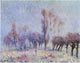 Gustave Loiseau Willows in Fog Wall Decal