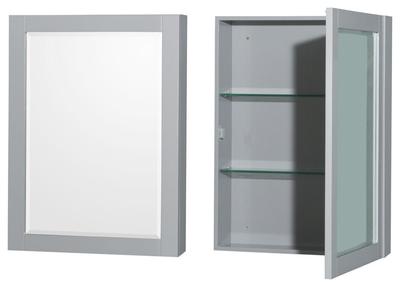 60"DBL Bathroom Vanity Gray, White Cult. Marble Countertop, Sinks, Med. Cabinets