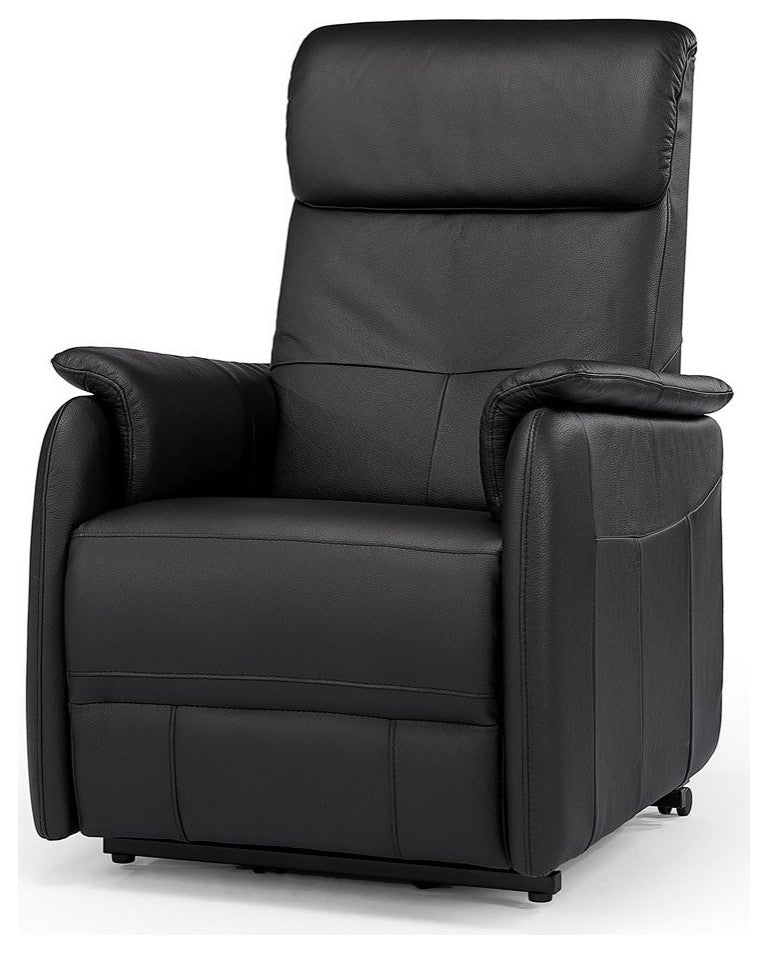 Ayre Reclining Lift Chair with Remote Control and Top Grain Leather