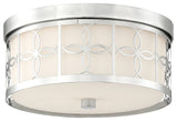 Anniversary 2-Light Ceiling Mount, Polished Nickel