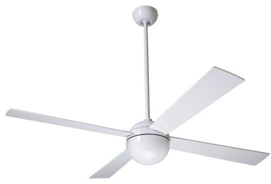 Ball Fan, Gloss White, 52"