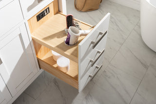 Valentino Single Vanity, White, 54"