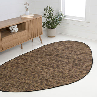 Callan Modern Rustic Abstract Indoor/Outdoor Shaped Area Rug