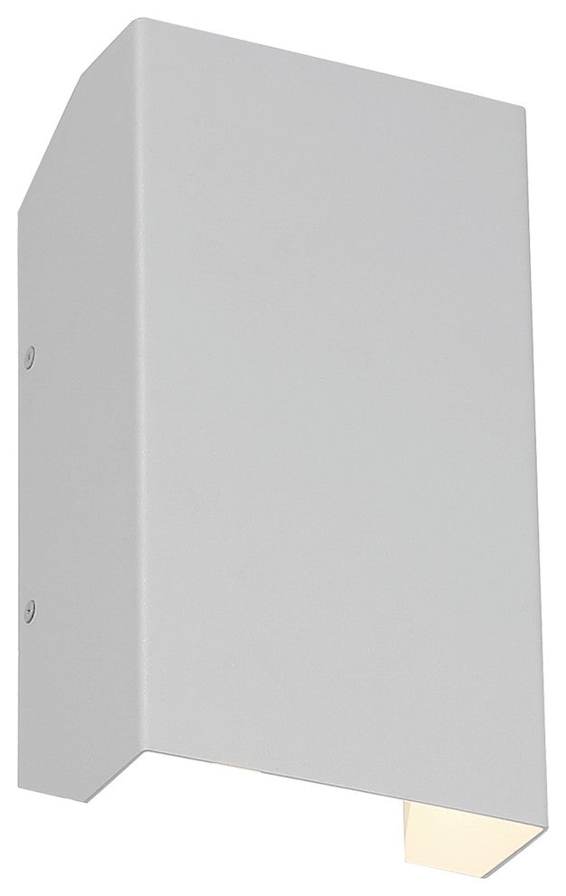 Amora Bi-Directional Tall Outdoor LED Wall Mount, Satin