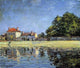 Alfred Sisley Banks of the Loing- Saint-Mammes Gallery Wrapped Canvas Print