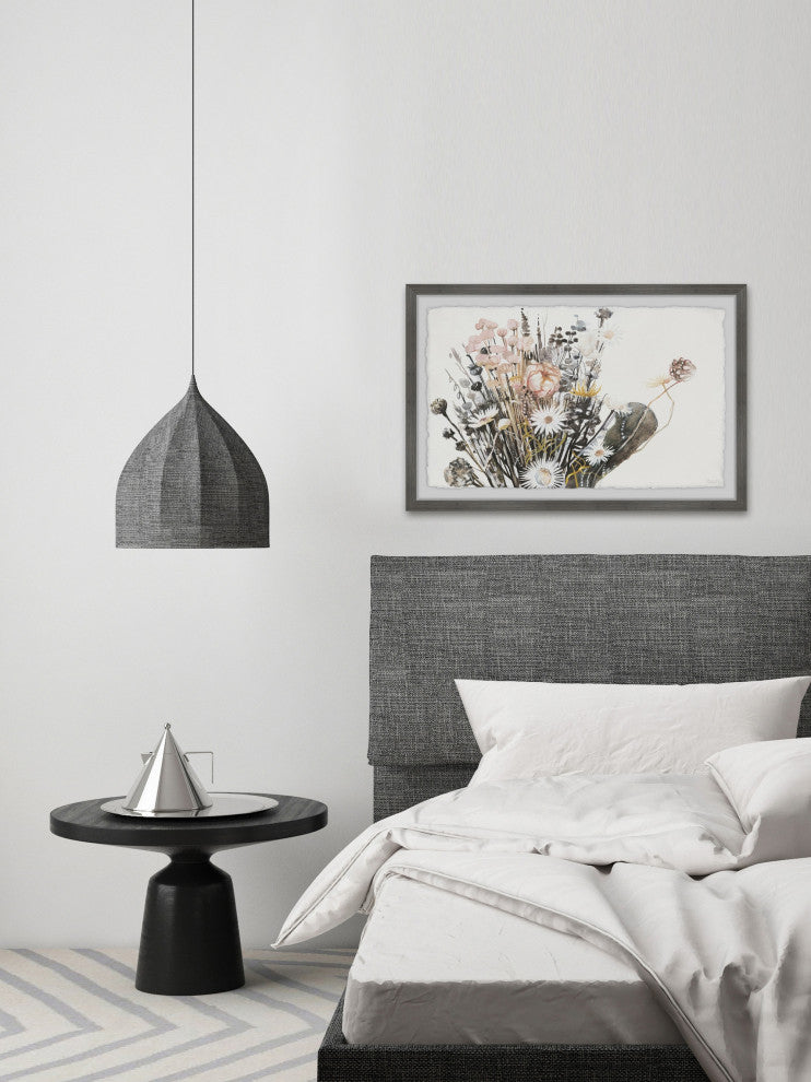 "Flowering Plants" Framed Painting Print