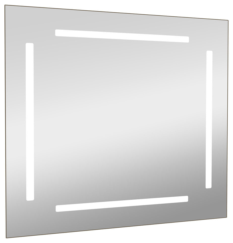 Woodbridge Lighting Reflections Round LED Mirror, Rectangular, Bar-Light - 31.5"