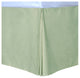Cottonpure Colors Sustainable Cotton Bed Skirt, Sage, Twin