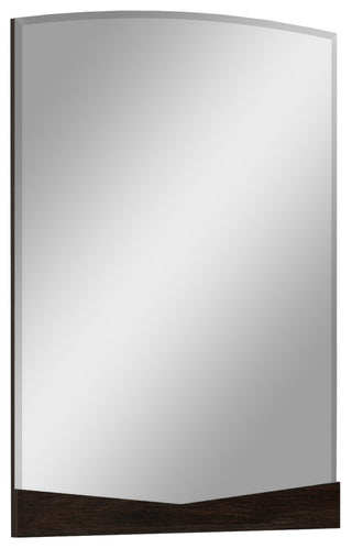 Gia Wood Mirror, Hi Gloss Finish, Wenge