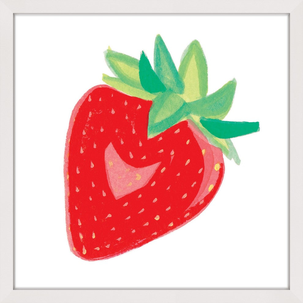 "Strawberry" Framed Print by Molly Rosner