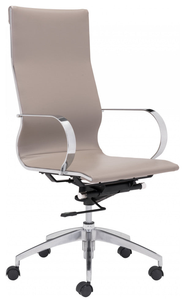 Mushroom Ergonomic Conference Room High Back Rolling Office Chair