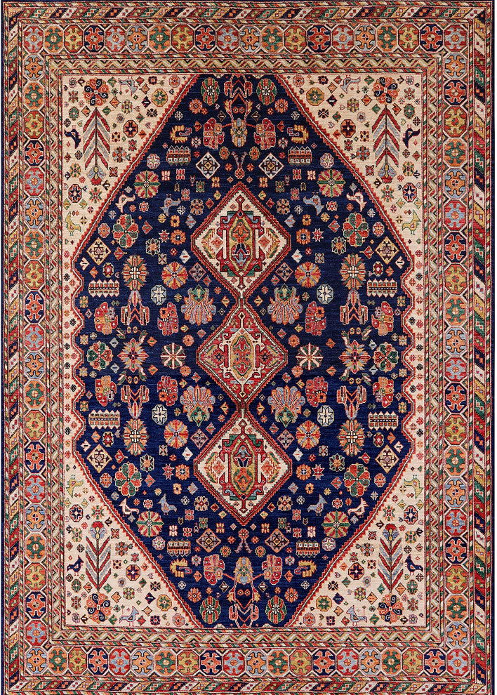 Ahgly Company Indoor Rectangle Mid-Century Modern Area Rugs, 2' x 4'