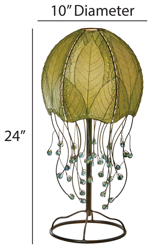 Jellyfish Table Lamp Green