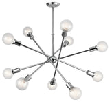 Chandelier 10-Light, Chrome