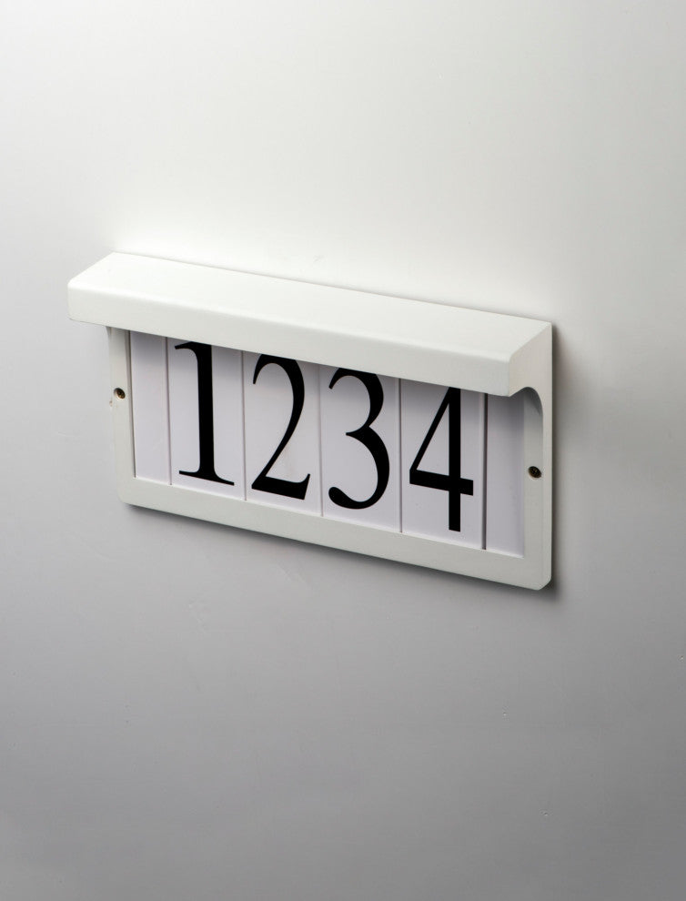 Maxim 53610 13"W LED Outdoor Address Light - Black