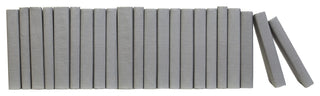 Decorative Books - Marble Linen Wrapped - Grey Books By The Foot
