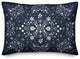 Blue Persian Rug 14x20 Spun Poly Pillow