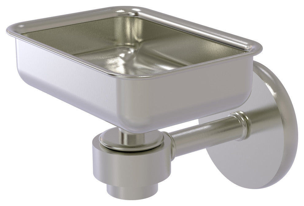 Satellite Orbit One Wall Mount Soap Dish, Satin Nickel