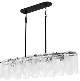 Quoizel CAS543 Cassidy 5 Light 43"W Linear Chandelier - Matte Black