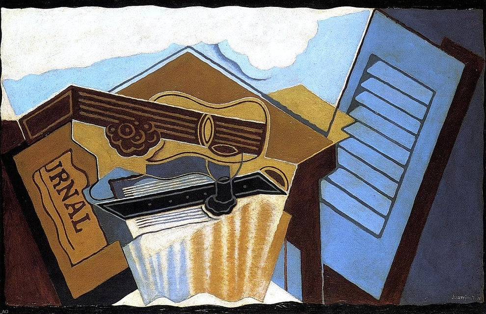 Juan Gris The Cloud, 18"x27" Wall Decal