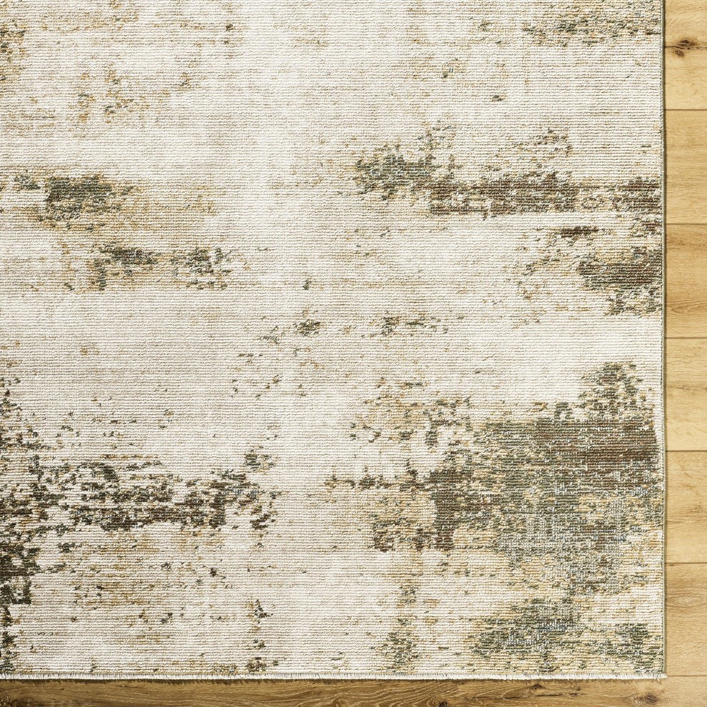 Galey Alix x Livabliss Myrtle Avenue GAMY-2302 Area Rug, Taupe, 6'7" x 9'