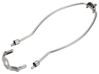 Aspen Creative 20003-22 9" Lamp Harp With Saddle, Satin Nickel, 2-Pack