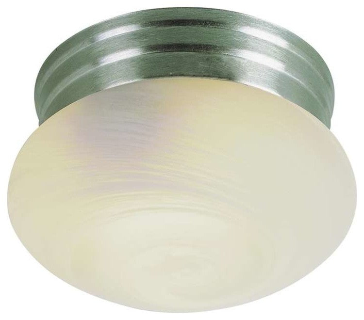 Trans Globe Mushroom Ceiling Globe 8" Marbleized - Nickel