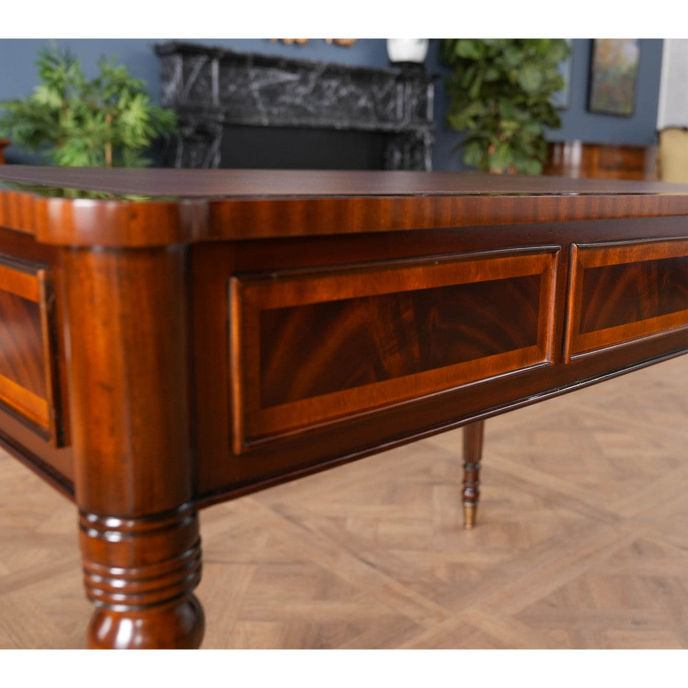 Sheraton Mahogany Desk, Mahogany Desk