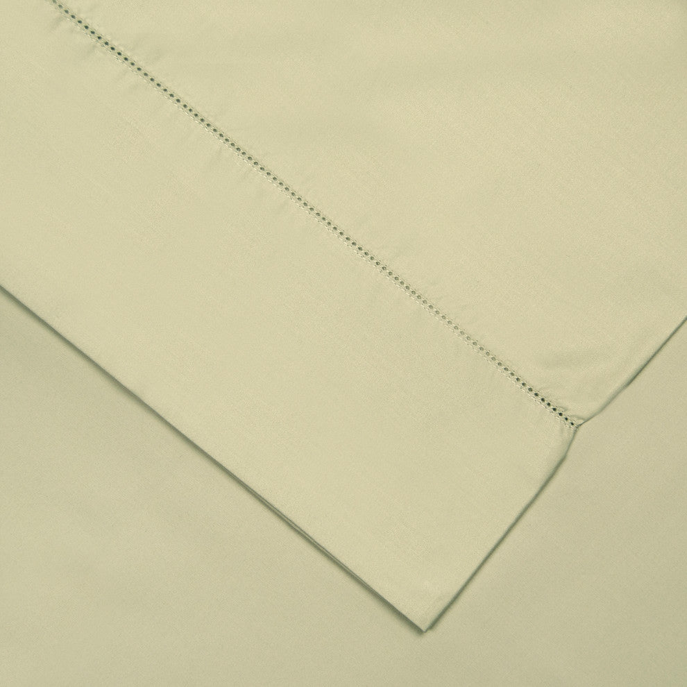 Pointehaven 800TC Pillow Case Set, Sage, Standard