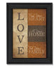 "Love" By Lauren Rader, Printed Wall Art, Ready To Hang, Black Frame