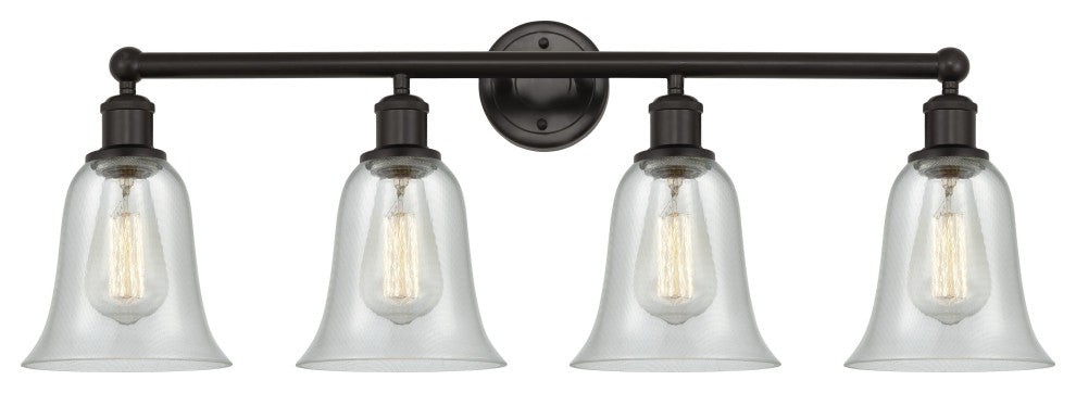 Innovations 616-4W-OB-G2812 4 Light 33.25" Bath Vanity Light, Oil Rubbed Bronze