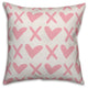 XO Pink 20x20 Throw Pillow