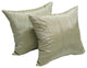17" Jacquard Throw Pillows With Inserts, Set of 2, Moire Moss