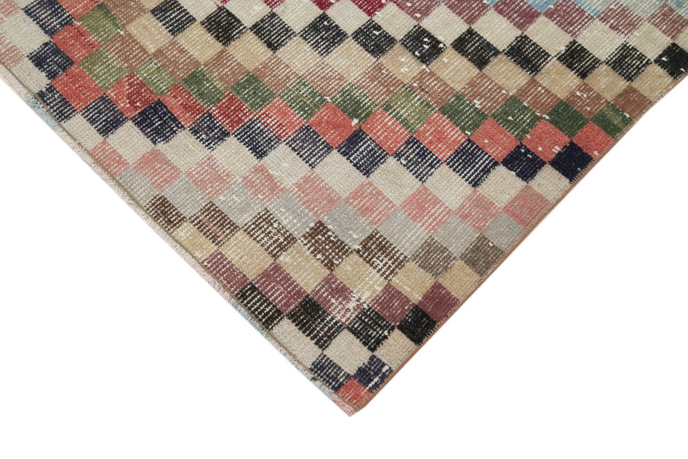 Rug N Carpet - Handmade Turkish 3' 3'' x 7' 9'' Antique Vintage Rug