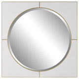 Uttermost 09817 Cyprus White Square Mirror
