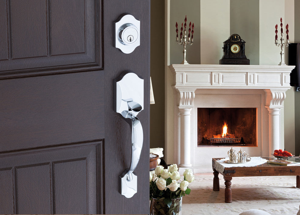 Active Handle Set, Waverlie Lever Interior Trim, Polished Stainless