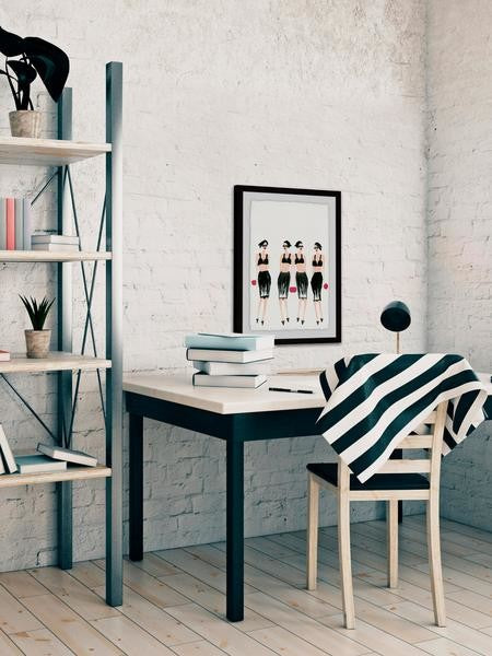 "Night Out" Framed Painting Print, 30"x45"