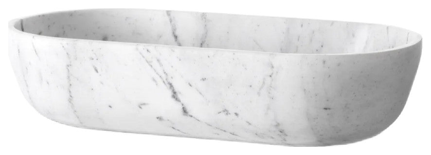 White Marble Bowl, Eichholtz Terrebonne