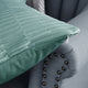 Pleated Velvet Pillow Covers, Set of 2, North Sea, 14"x26"