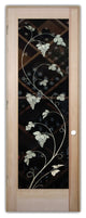Wine Door - Vineyard Grapes Unfurled - Douglas Fir (stain grade) - 28" x 80"...