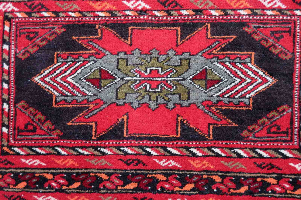 Handmade Vintage Persian Malayer Salt Bag 1.6'x2.6', 50cmx80cm 1960s